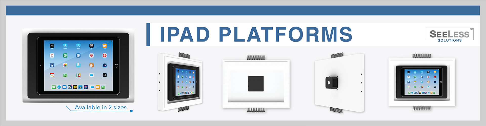 iPad Wall Mud-In Platforms