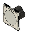 SL-SIC6R-062 Theory Speaker In-Wall Mount. Theory Speaker Round In-Wall Plaster Mounting Platform, custom designed for Theory IC6 speakers with a 1/16&quot; reveal for a flawless integration.
