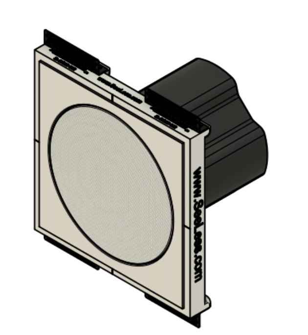 SL-SIC6R-062 Theory Speaker In-Wall Mount. Theory Speaker Round In-Wall Plaster Mounting Platform, custom designed for Theory IC6 speakers with a 1/16" reveal for a flawless integration.