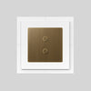 SeeLess Solutions Lutron Alisse Flush Mounting Platform. Lutron Alisse Single/Double Column International Designer Style In-Wall Mounting Platform, designed for seamless integration of Lutron Alisse controls.