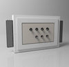 SeeLess Flush mount for Meljac keypads. In-Wall Plaster Mounting Platform for French Brass Electrical Accessories.