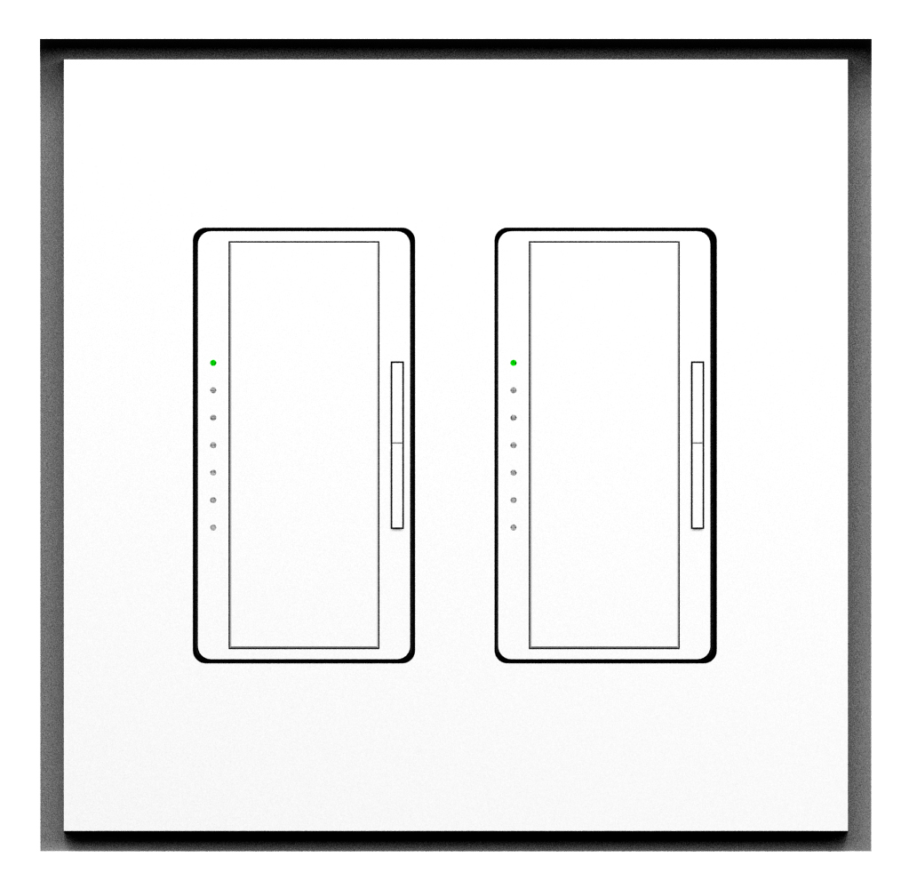 SLA-2G-125 Two Gang Architectural Style Mount. Two Gang Architectural Style In-Wall Plaster Mounting Platform. 1/8" Reveal for Clean Lines. Designed for Lutron New Architectural Style Devices. Seamlessly Embeds Electrical Wiring Devices.