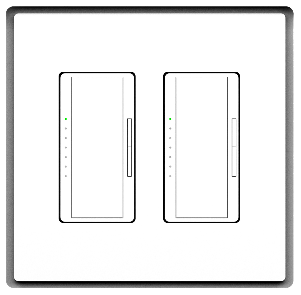 SLD-2G-125 Two Gang Designer Style Platform. Two Gang Designer Style In-Wall Plaster Mounting Platform, featuring curved edges for a contemporary home look, ideal for embedding switches and outlets.