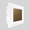SeeLess Solutions Lutron Alisse Flush Mounting Platfrom. Lutron Alisse Single/Triple Column International Designer Style In-Wall Mounting Platform, designed for seamless integration of Lutron&#39;s Alisse controls.