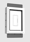 SLA-1G-250 One Gang Architectural Style Mount. One Gang Architectural Style In-Wall Plaster Mounting Platform. 1/4&quot; Reveal for Clean Lines. Designed for Lutron New Architectural Style Devices. Well-Defined Sharp Corners for Modern, Minimalist Look. Suitable for Fitting Larger Devices like Glass Break Sensors. Complete Your Home&#39;s Sleek Style with Modern Mounting Platforms.