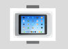 SLD-IPL-500 iPad Designer Style In-Wall Platform (Large). Large iPad Designer Style In-Wall Plaster Mounting Platform by SeeLess, designed to house various iPad models for a clean, cord-free setup.