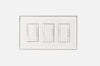 SLA-4G-062 Four Gang Architectural Style Mount. &quot;Four Gang Architectural Style In-Wall Plaster Mounting Platform, designed to seamlessly embed electrical devices for a modern home appearance.