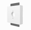 SLA-1GB-062 International Basalte Mount. International Architectural Style In-Wall Plaster Mounting Platform by SeeLess, designed for flush mounting Belgium Basalte keypads and other devices.