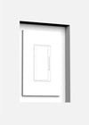 SLA-1G-250 One Gang Architectural Style Mount. One Gang Architectural Style In-Wall Plaster Mounting Platform, SLA-1G-250, designed for Lutron devices with a 1/4&quot; reveal, ideal for modern minimalist interiors.