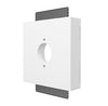 SLD-1GB-062 Basalte Designer Style Mount. International Designer Style In-Wall Plaster Mounting Platform, featuring rounded fillets for a sleek, modern look.