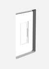 SLD-1G-250 One Gang Designer Style Mount. One Gang Designer Style In-Wall Plaster Mounting Platform, elegantly designed with smooth curves for contemporary home aesthetics.