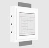 SLA-2GHZ-062 Two Gang Architectural Style Mount. Two Gang Architectural Style In-Wall Plaster Mounting Platform, designed to embed electrical devices like double light switches seamlessly into the wall for a modern look.