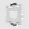 SeeLess flush mount for Control4 touch panel. Detailed view of the Control4 Touch Panel In-Wall Plaster Mounting Platform for 8&quot; devices, highlighting its sleek design and optimal functionality.