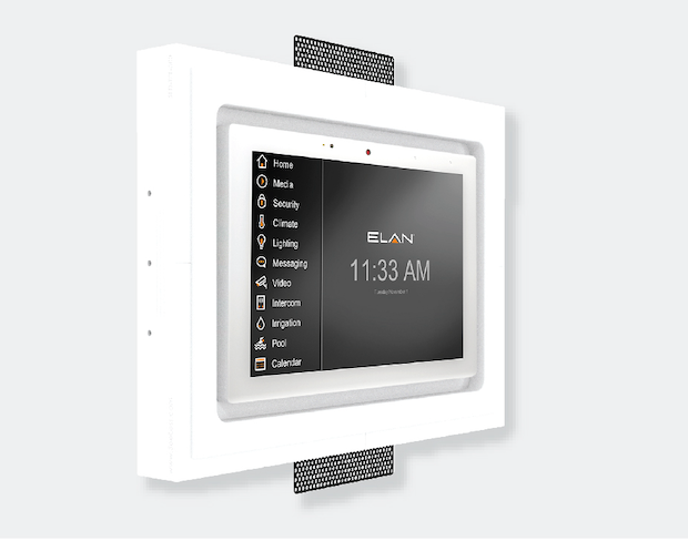 SLS-TPS8E-062 8" Touch Panels ELAN Series Platform. In-Wall Plaster Mounting Platform for 8" Touch Panels ELAN Series. Seamless Integration for ELAN Touch Panels.