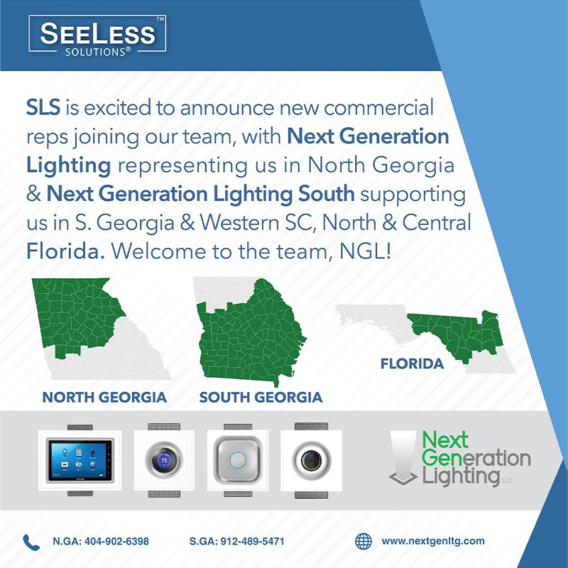 SeeLess Solutions Partners with Next Generation Lighting in Georgia & Florida