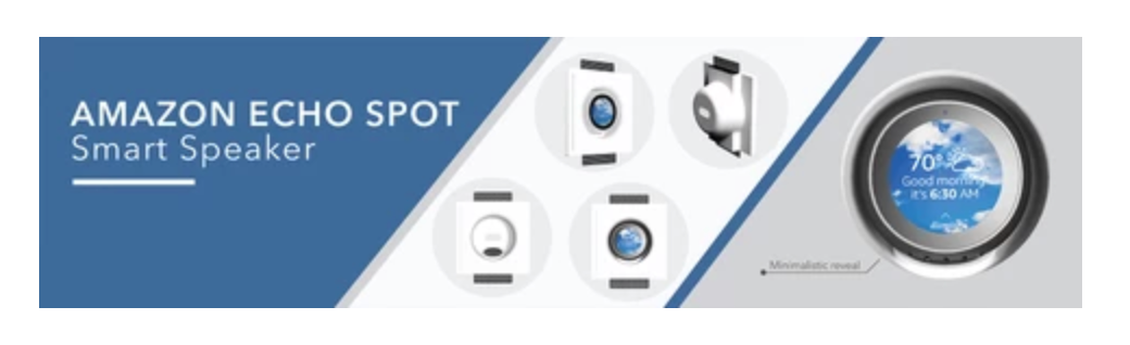 Flush Wall Mount Alexa Echo Spot