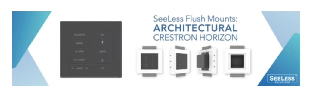 Flush Wall Mount Crestron