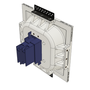 SMS-1GU-165x47 – Gentex Square Universal Single-Gang Ring Smoke/CO Sensor Platform