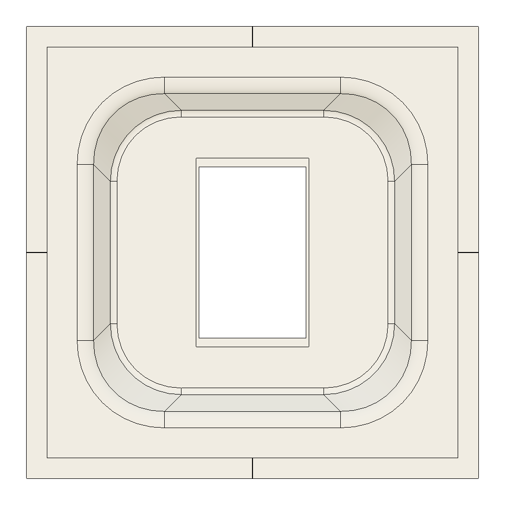 SMS-1GU-165x47 – Gentex Square Universal Single-Gang Ring Smoke/CO Sensor Platform