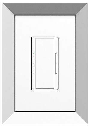 SLAB-1GR-062. SeeLess Architectural Bevel Style One Gang In-Wall Plaster Mounting Platform. Enhanced Compatibility with Non-Metallic Back Boxes. Modern Aesthetic with a 1/16" Reveal around Devices.