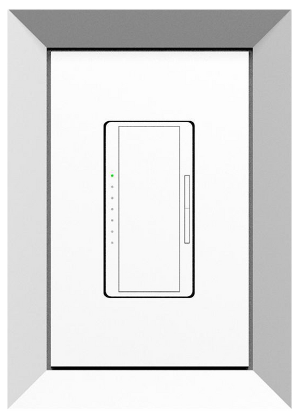 SLAB-1GR-062. SeeLess Architectural Bevel Style One Gang In-Wall Plaster Mounting Platform. Enhanced Compatibility with Non-Metallic Back Boxes. Modern Aesthetic with a 1/16" Reveal around Devices.