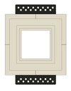 SLA-LP1C-062M Single-Column Lutron International Palladiom | Flush In-Wall Mount 98.65 x 98.65 x10 mm