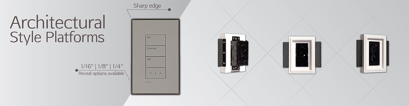 SeeLess architectural style one, two, three, four gang mud-in mounts