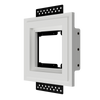 SLA-2GU-062 gypsum flush mount, 2-gang platform with a trimless design for seamless wall integration.