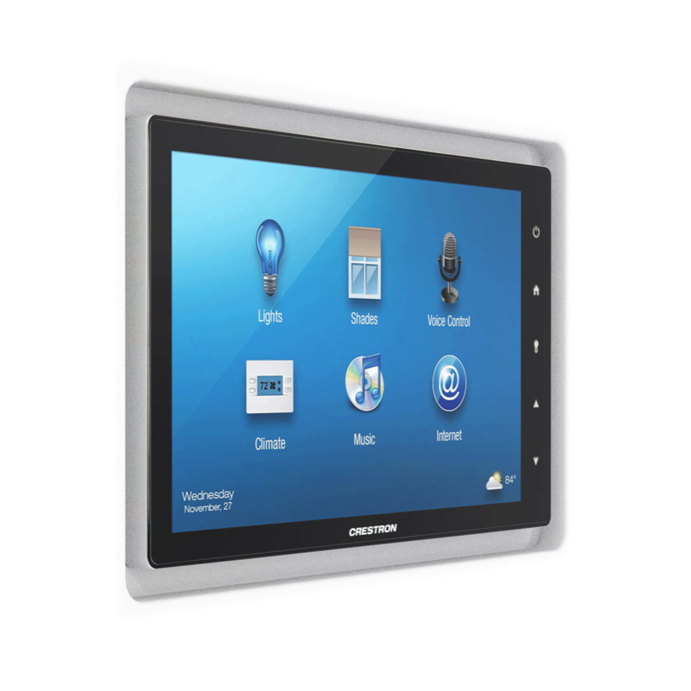 SeeLess 7-inch Crestron 60 Series flush in-wall mount