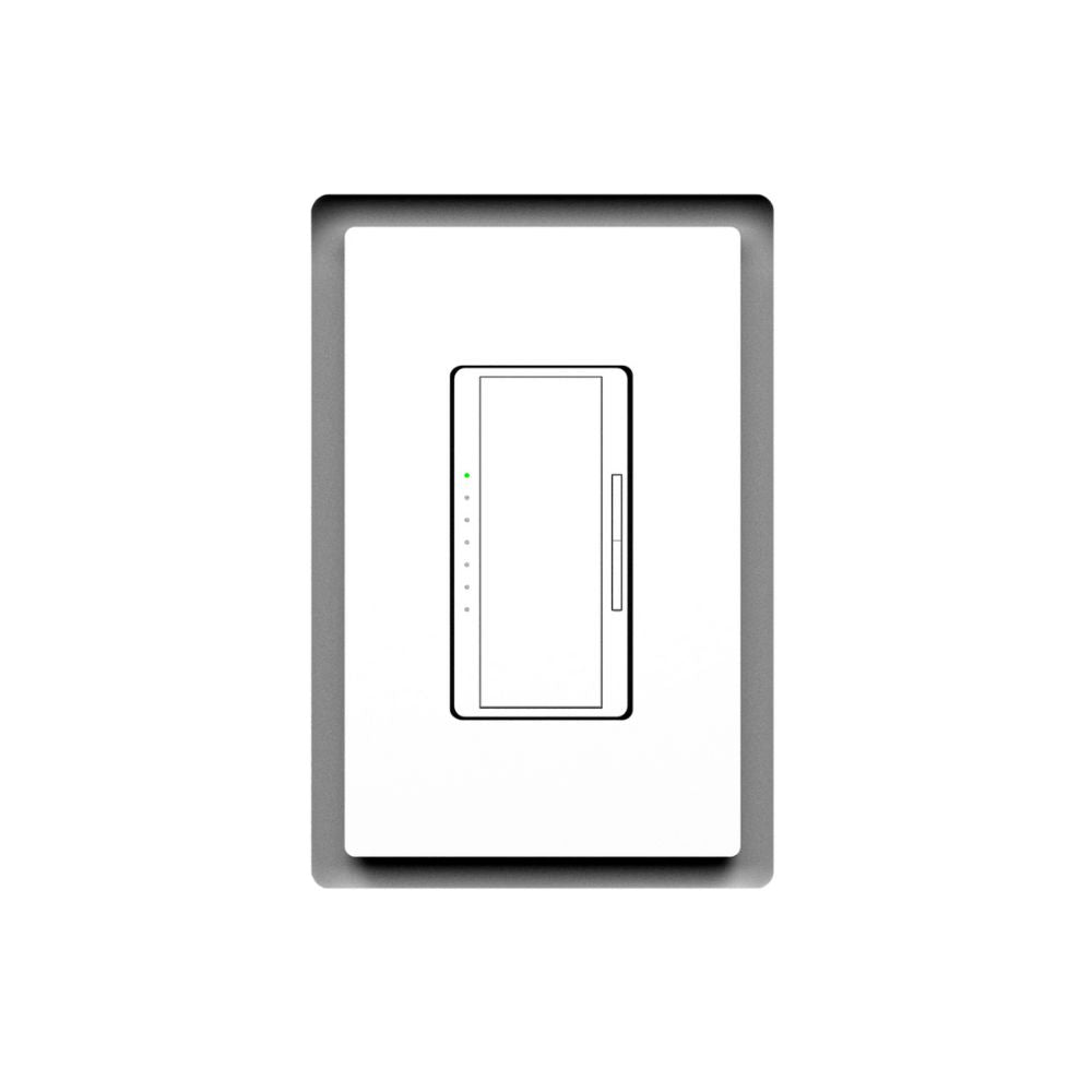 In-wall designer style one-gang flush mount platform (front view)