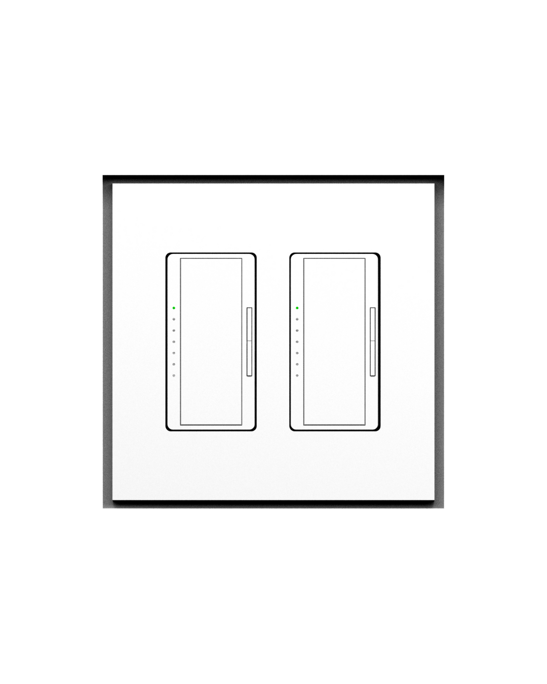 SLA-2G-125 Two Gang Architectural Style | Flush In-Wall Mount