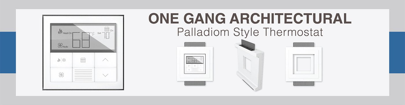 SeeLess Lutron thermostat mud-in mounts