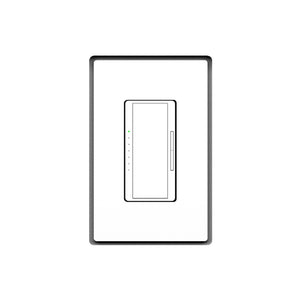 One-gang designer flush mount platform