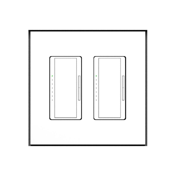 SLA-2G-062 R1 Two Gang Architectural Style | Flush In-Wall Mount