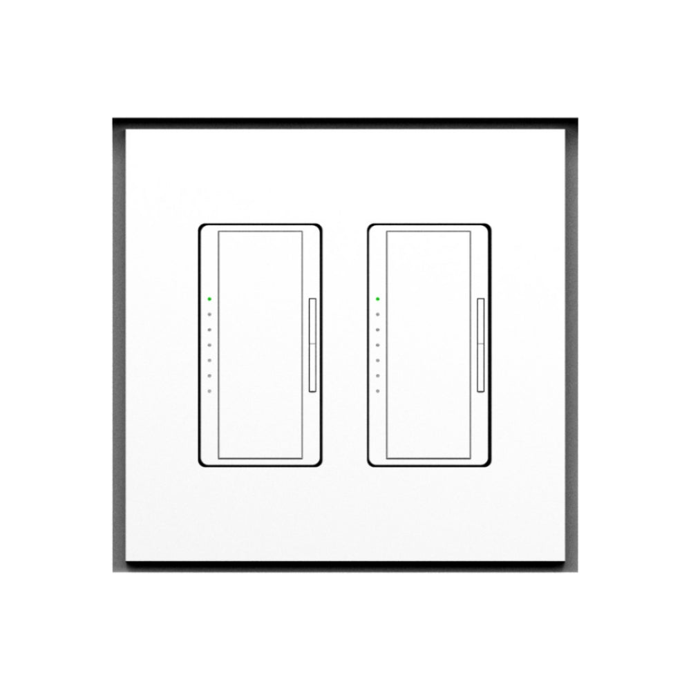 Two-gang architectural flush in-wall mounting platform by SeeLess