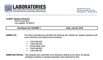 Independent Smoke Detectors' Test Results