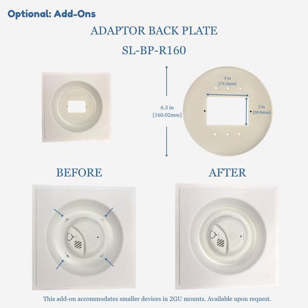 SL-BP-R160 Adaptor Back Plate