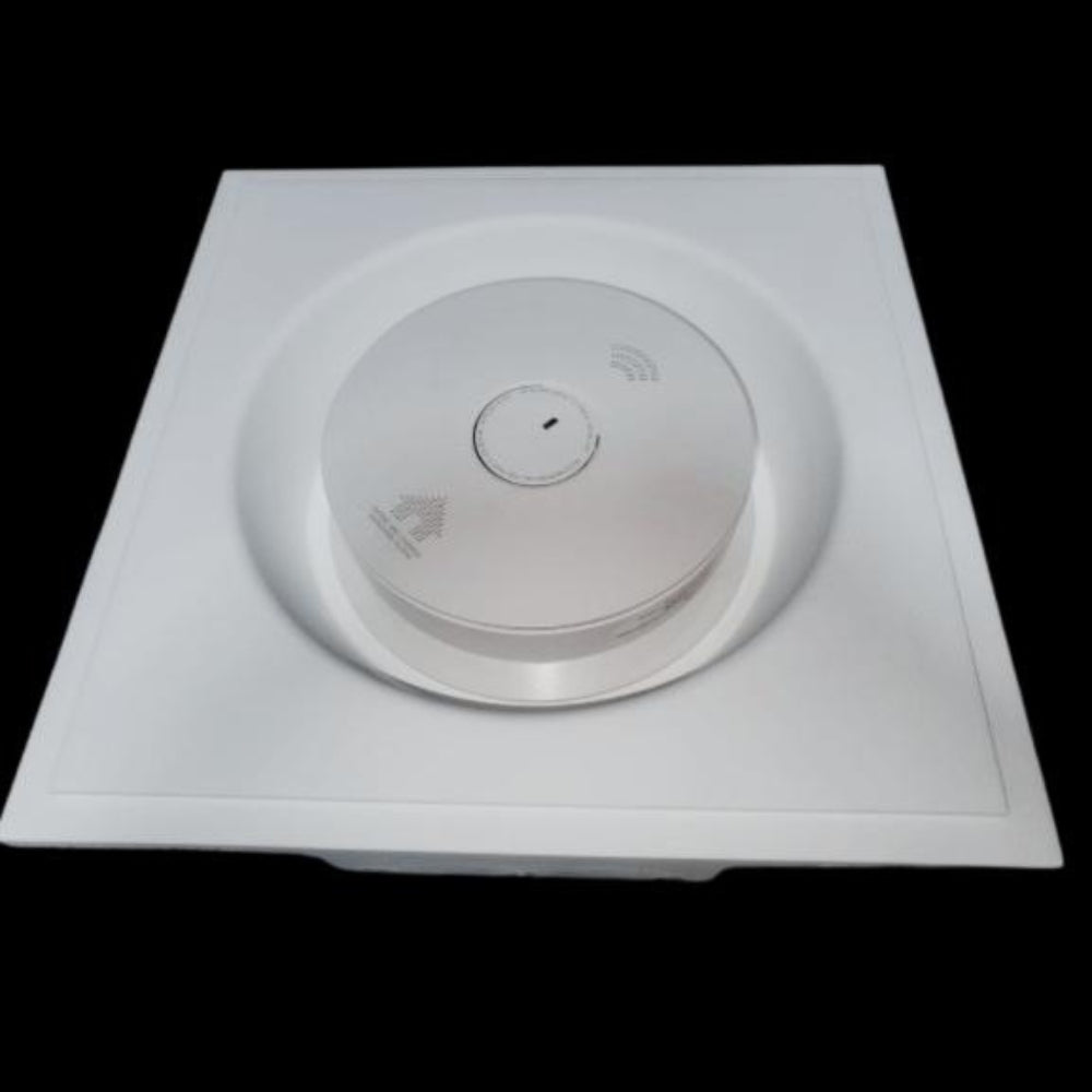 Custom round smoke and sensor flush in-wall mounting platform