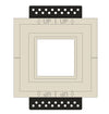 Seamless gypsum flush mount SLA-LP2C-062, designed for Lutron Palladiom keypads with a minimalist, trimless aesthetic