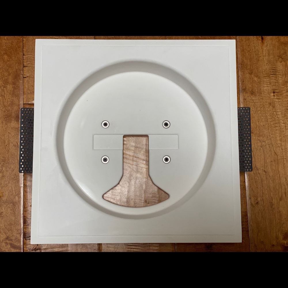 Wireless access point mounting system with metal bracket and magnetic closure for fast install