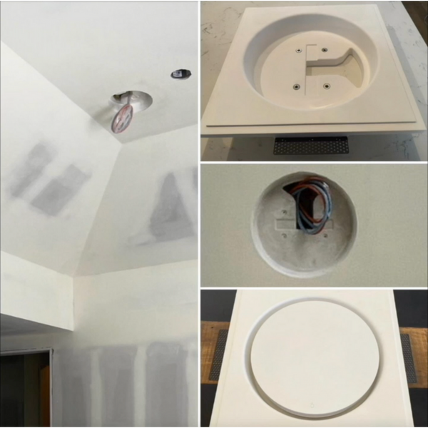 Araknis 820 wireless mount with sleek 1/2” reveal – for wall or ceiling applications