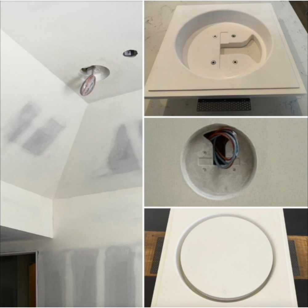 Araknis 820 wireless mount with sleek 1/2” reveal – for wall or ceiling applications