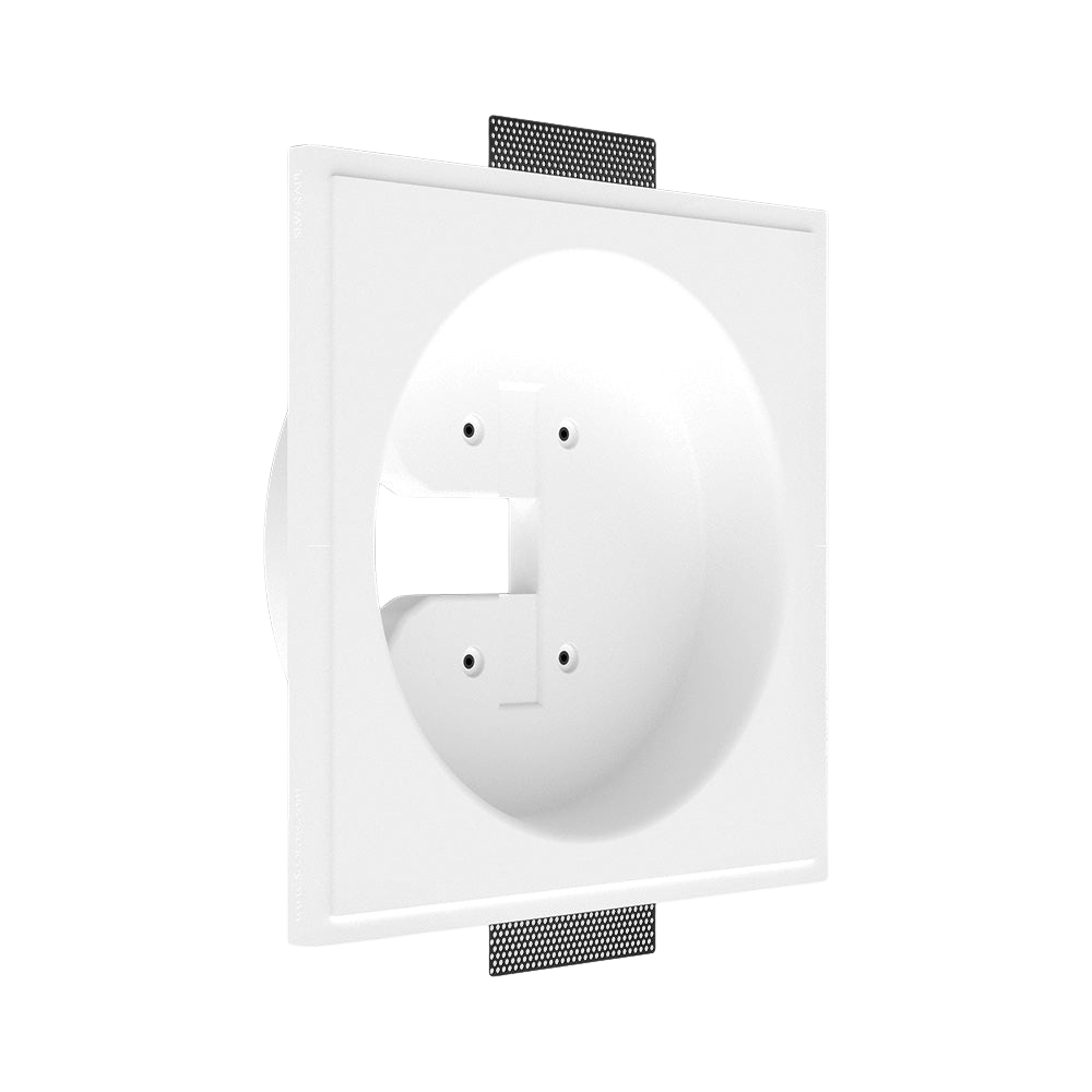 Round plaster mounting platform for wireless access points – eco-friendly and Wi-Fi optimized