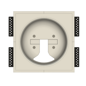 Heavy-duty magnetic round platform for flush mounting Araknis 820 wireless devices