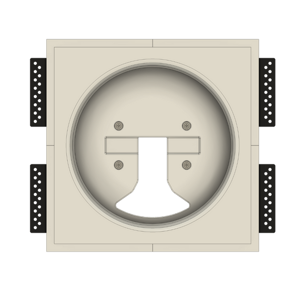 Heavy-duty magnetic round platform for flush mounting Araknis 820 wireless devices