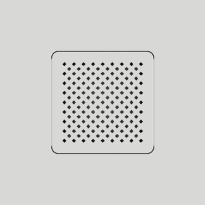 Universal access point wall mount with trimless design – SeeLess small base model