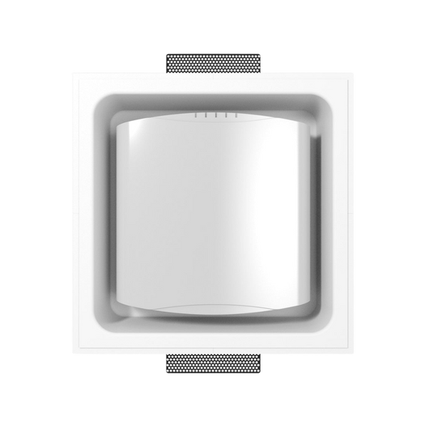 Small wireless access point flush in-wall mount front view