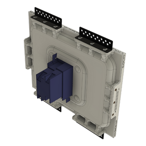 Designer-style large iPad mount, SL-IPCPL-375 – sleek recessed installation