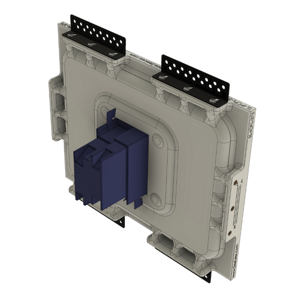 Designer-style large iPad mount, SL-IPCPL-375 – sleek recessed installation