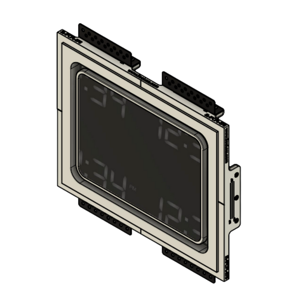 SL-IPCPL-375 in-wall iPad platform – shown in drywall with clean edge detail